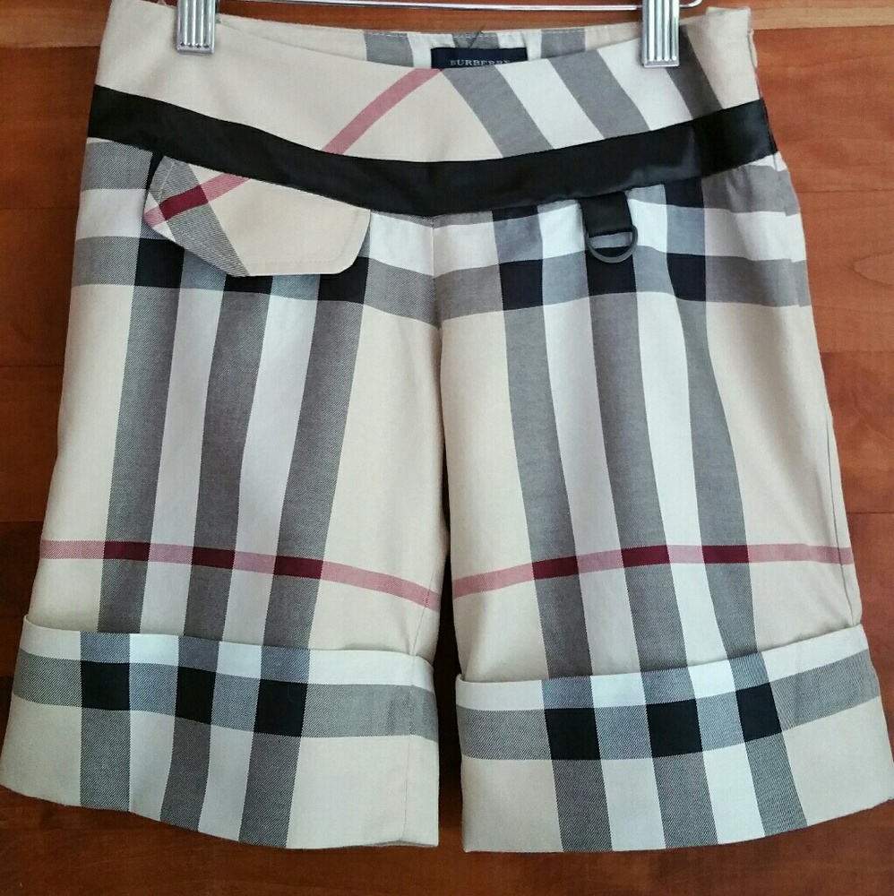 Authentic Burberry girls shorts size 8